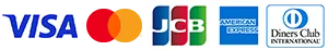 VISA MasterCard JCB AMERICANEXPRESS Diners Club INTERNATIONAL